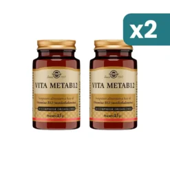 Solgar Vita Metab12 Integratore Vitamina B12 2 confezioni da 30 Compresse Orosolubili