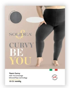 Solidea Curvy Be You Tonic Curvy Leggings Nero M-xl 1 Pezzo
