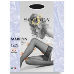 Solidea Marilyn 140 Sheer Camel Calze Autoreggenti 4xl-xl 1 Paio