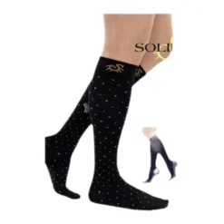 Solidea Socks For You Bamboo Pois Compressione Graduata Nero M 1 Paio