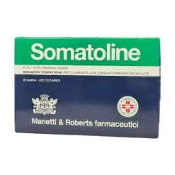 Somatoline 0,1% + 3% Emulsione Cutanea Trattamento Gambe Anticellulite Levotiroxina Escina 30 Buste