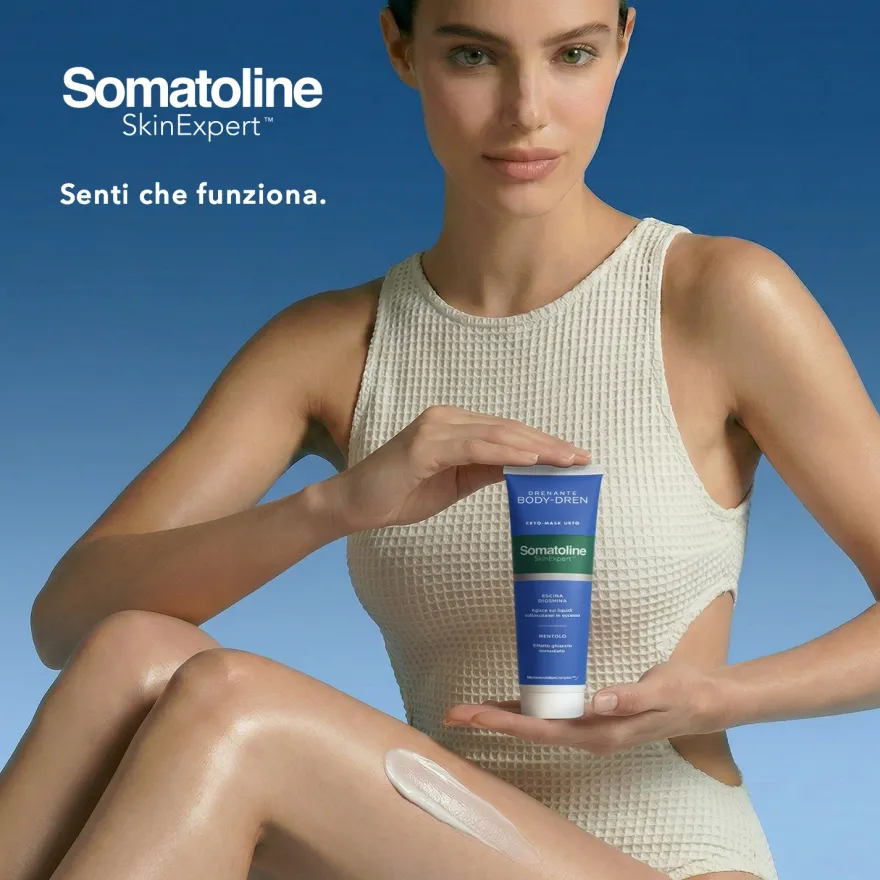 Somatoline Skinexpert Body Dren Cryo Mask Urto Trattamento Gambe Drenante 150ml