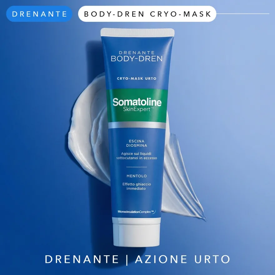 Somatoline Skinexpert Body Dren Cryo Mask Urto Trattamento Gambe Drenante 150ml