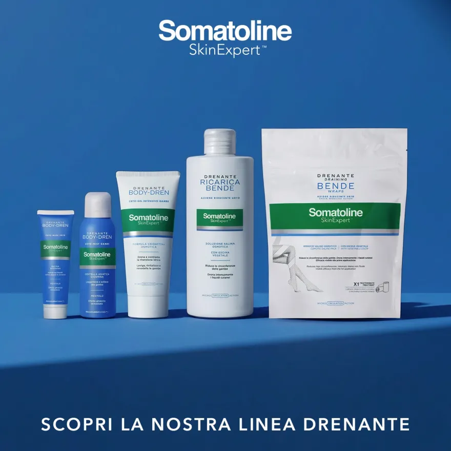 Somatoline Skinexpert Body Dren Cryo Mask Urto Trattamento Gambe Drenante 150ml
