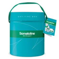 Somatoline Skinexpert Cofanetto Rituale Viso Giorno Trattamento Viso Anti Età Acido Ialuronico Micro-granuli Esfolianti Papaina 20+30+15ml