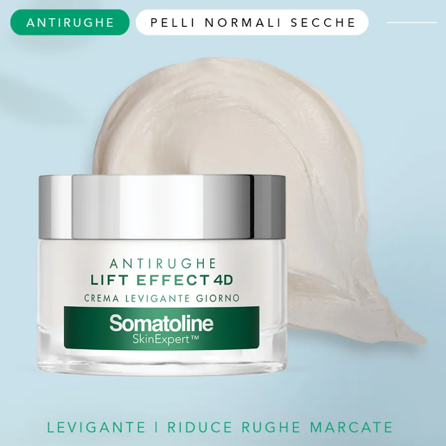 Somatoline Skinexpert Lift Effect 4d Crema Giorno Filler Antirughe Trattamento Viso Anti-età Acido Ialuronico 50ml