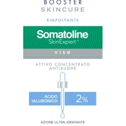 Somatoline Skinexpert Skincure Booster Antirughe Acido Ialuronico 2% Siero Viso Anti-età Acido Ialuronico 30ml
