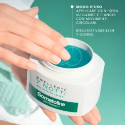 Somatoline Skinexpert Snellente 7 Notti Gel Effetto Fresco Trattamento Corpo Snellente Sale Integrale 400ml