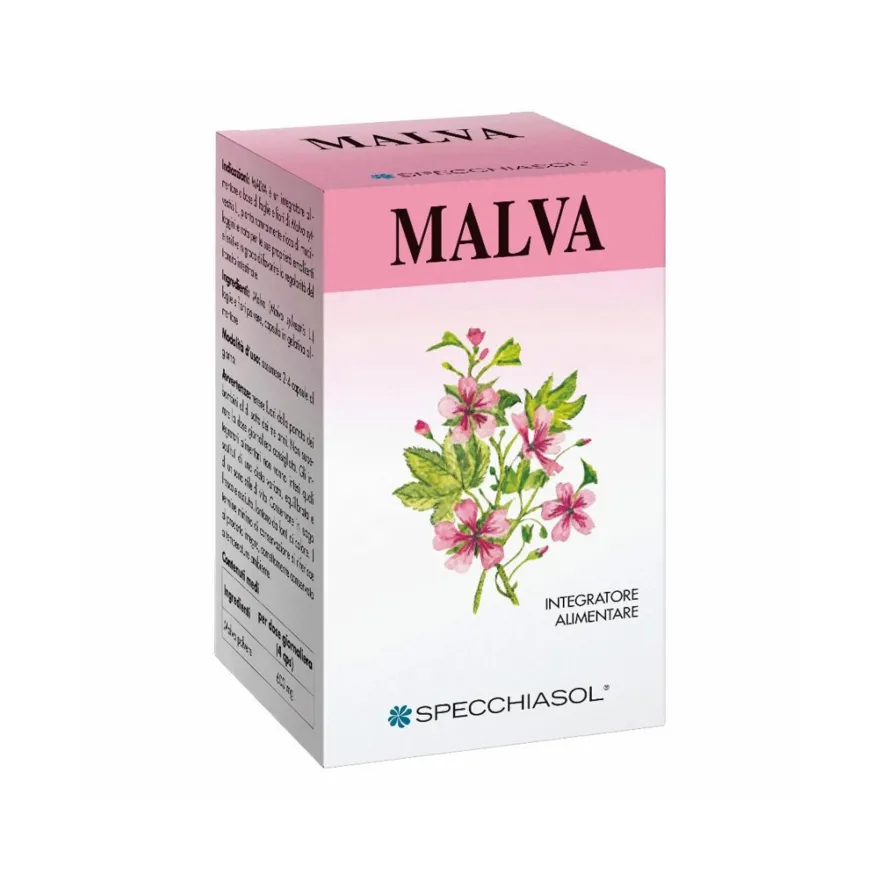 Specchiasol Malva Erbe Integratore Regolarità Intestinale 80 Capsule