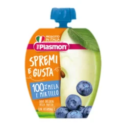 Spremi Egusta Mela Mirtillo Alimento Per L'infanzia 100ml 1 Flacone