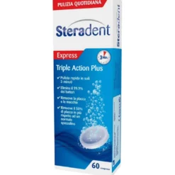 Steradent Express Triple Action Plus 60 Compresse