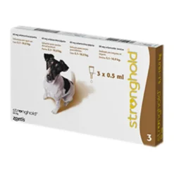 Stronghold Spot On Per Cani 5,1 A 10kg 60mg 0,5ml 3 Pipette