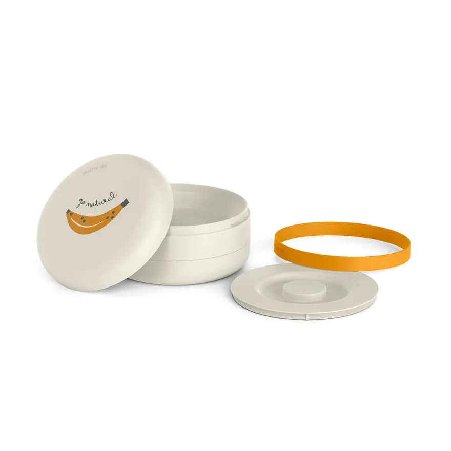 Suavinex Go Natural Set Portamerenda Bentoo Fantasia Banana
