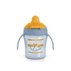 Suavinex Go Natural Tazza Antigoccia +6 Mesi Fantasia Arancia 200ml