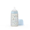 Suavinex Memories Biberon Tettarella Silicone Sx Pro Azzurro 270ml