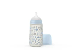 Suavinex Memories Biberon Tettarella Silicone Sx Pro Azzurro 270ml