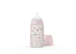 Suavinex Memories Biberon Tettarella Silicone Sx Pro Rosa 270ml