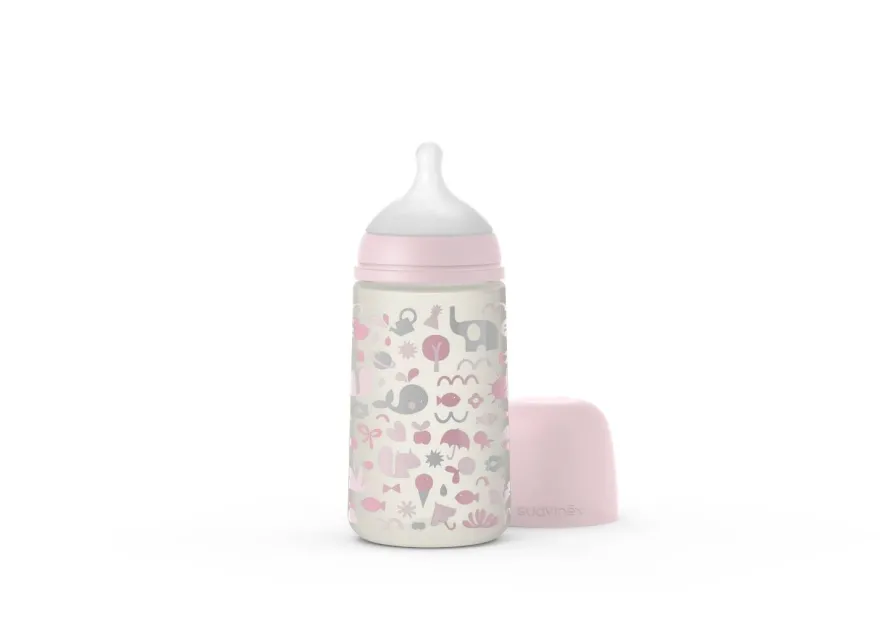 Suavinex Memories Biberon Tettarella Silicone Sx Pro Rosa 270ml