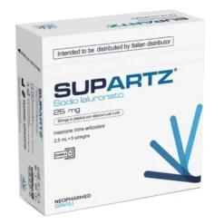 Supartz 25mg Siringa Preriempita Intra-articolare Con Acido Ialuronico Per Articolazioni 5 Pezzi