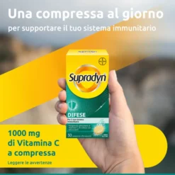 Supradyn Difese Adulto Integratore Di Vitamina C D E Zinco 30 Compresse Effervescenti