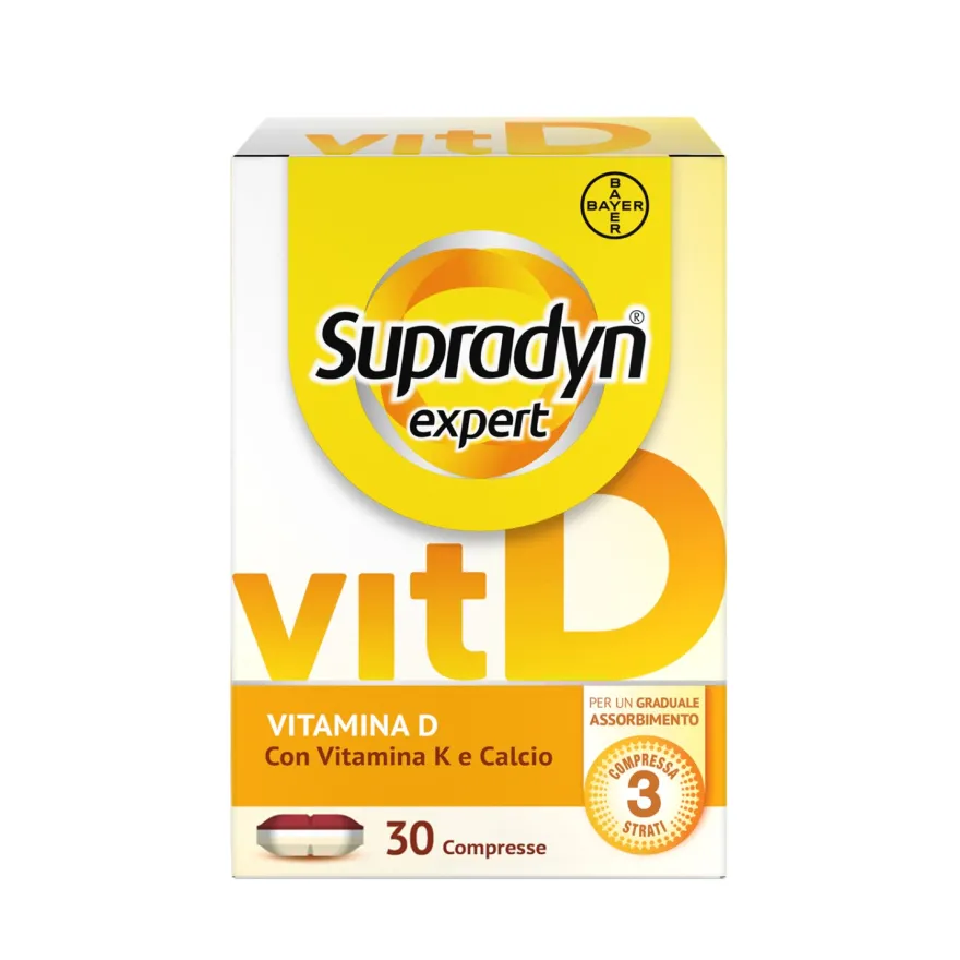 Supradyn Expert Vitamina D Integratore Difese Immunitarie E Ossa 30 Compresse
