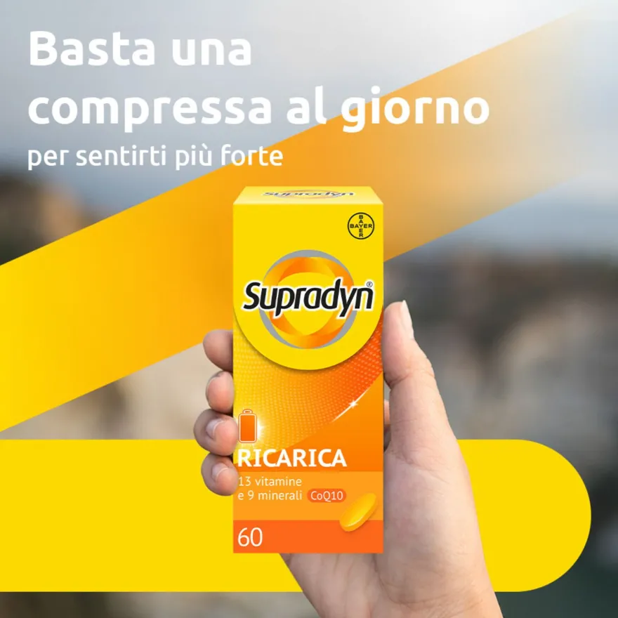 Supradyn Ricarica integratore multivitaminico bipacco 2x60 compresse