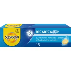 Supradyn Ricarica 50+ Integratore Vitamine Minerali E Antiossidanti 15 Compresse Effervescenti