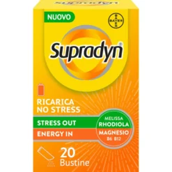 Supradyn Ricarica No Stress Integratore Vitamine E Magnesio 20 Buste