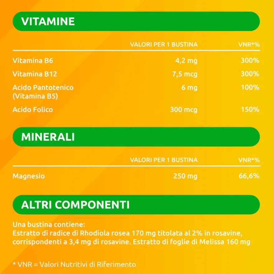 Supradyn Ricarica No Stress Integratore Vitamine E Magnesio 20 Buste