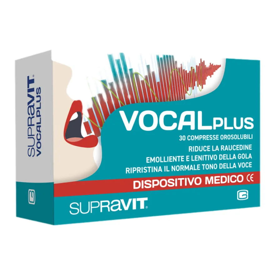 Supravit Vocalplus 30 Compresse Orosolubili Emollienti Per Gola