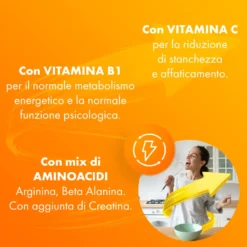 Sustenium Plus Integratore Energizzante Con Vitamine, Minerali E Aminoacidi 22 Bustine