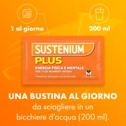 Sustenium Plus Integratore Energizzante Con Vitamine, Minerali E Aminoacidi 22 Bustine