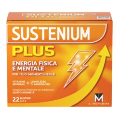 Sustenium Plus Integratore Energizzante Con Vitamine, Minerali E Aminoacidi 22 Bustine