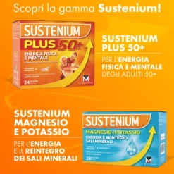Sustenium Plus Integratore Energizzante Con Vitamine, Minerali E Aminoacidi 22 Bustine
