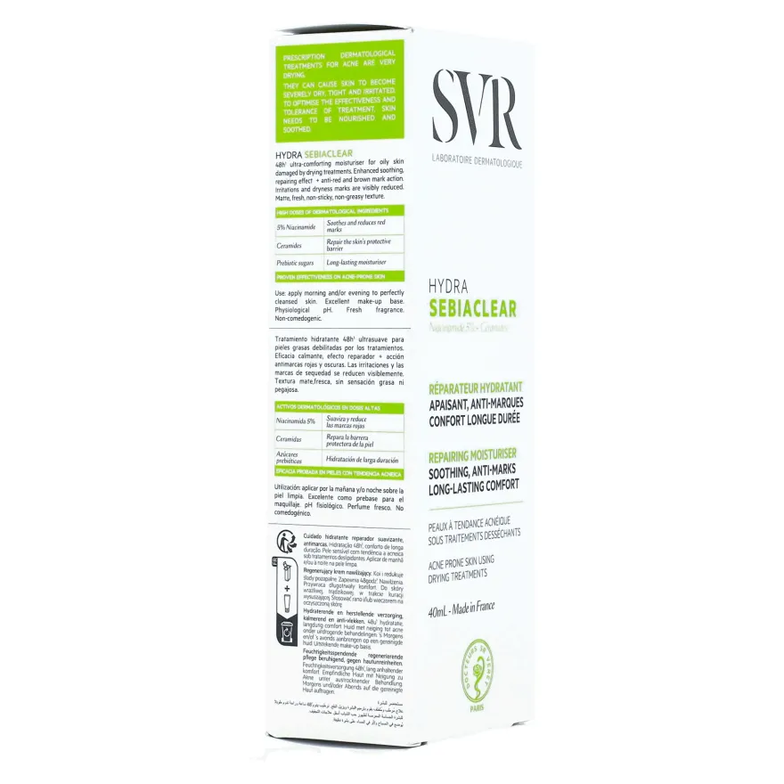 Svr Sebiaclear Hydra Crema Idratante Riparatrice 40ml