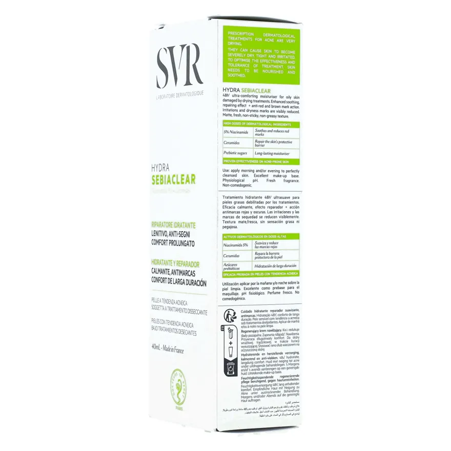 Svr Sebiaclear Hydra Crema Idratante Riparatrice 40ml