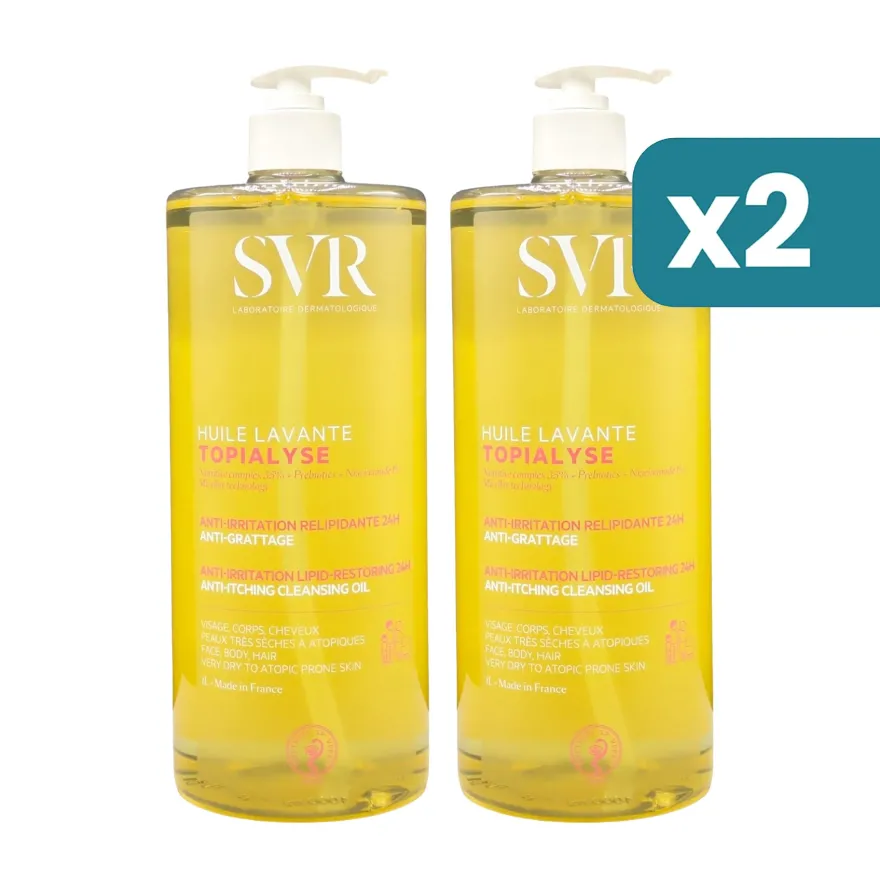 Svr Topialyse Olio Lavante idratante per pelle secca bipacco 2x1l