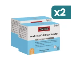 Swisse Ultiboost Magnesio Bisglicinato Integratore Stanchezza E Crampi 2 confezioni da 30 Bustine