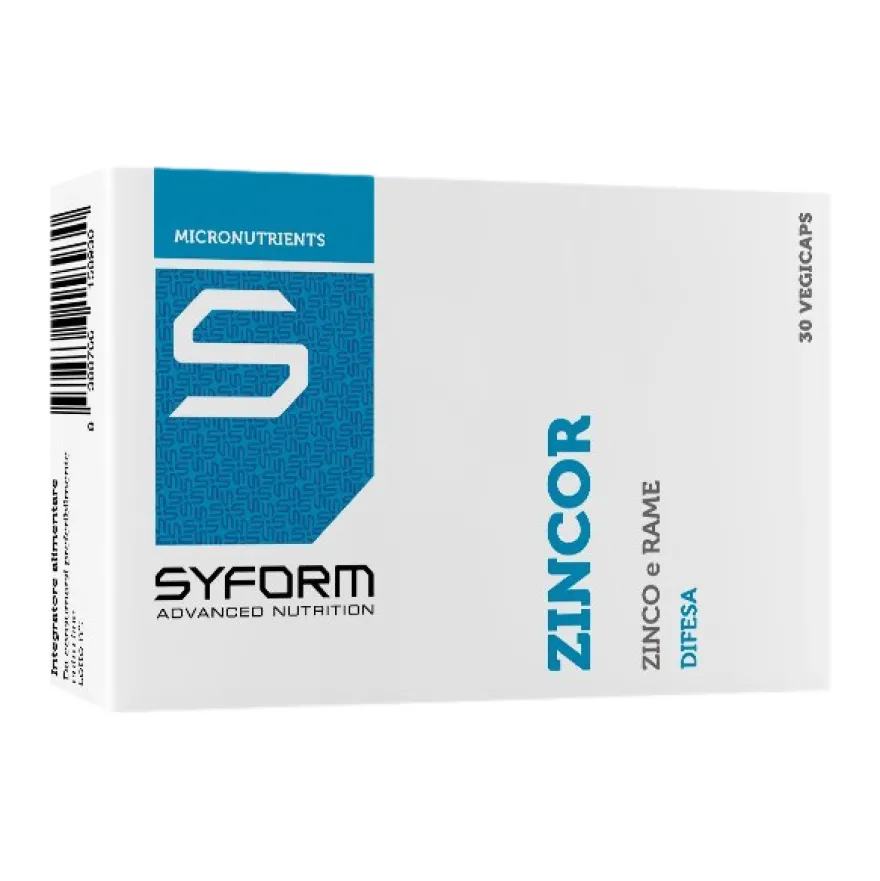 Syform Zincor Integratore Zinco E Rame Per Difese Immunitarie 30 Capsule