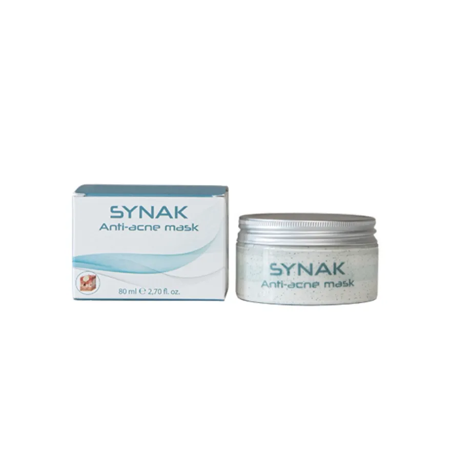 Synak Anti Acne Mask Maschera Viso Purificante Ed Esfoliante 80ml