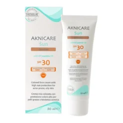 Synchroline Aknicare Sun Teintee Spf30 50ml Emulsione Viso Colorata