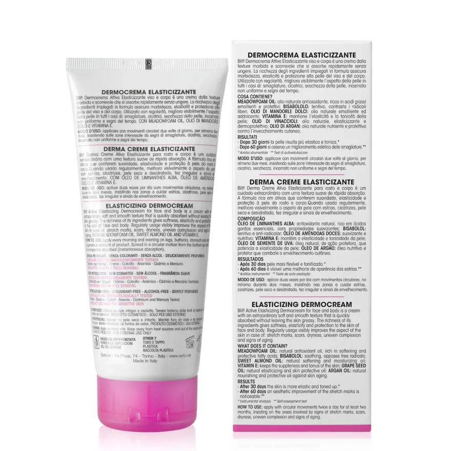 Syrio B Lift Dermocrema Attiva Elasticizzante Multiattiva Viso Corpo 200ml