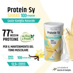 Syrio Protein-sy Shake Vegetale Vaniglia Naturale Integratore 297g