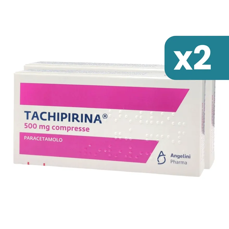 Tachipirina 500mg adulti paracetamolo bipacco 2x30 compresse