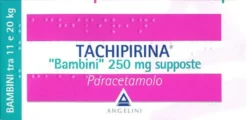Tachipirina 250mg Bambini 2 confezioni da 10 Supposte