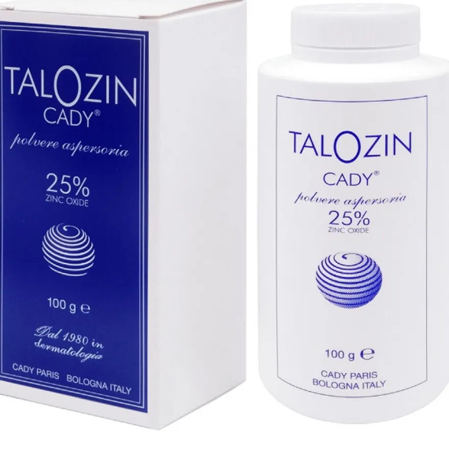 Talozin Cady Polvere Aspersoria Ossido Di Zinco 25% 100g