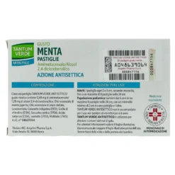 Tantum Verde Antisettico Gusto Menta 20 Pastiglie