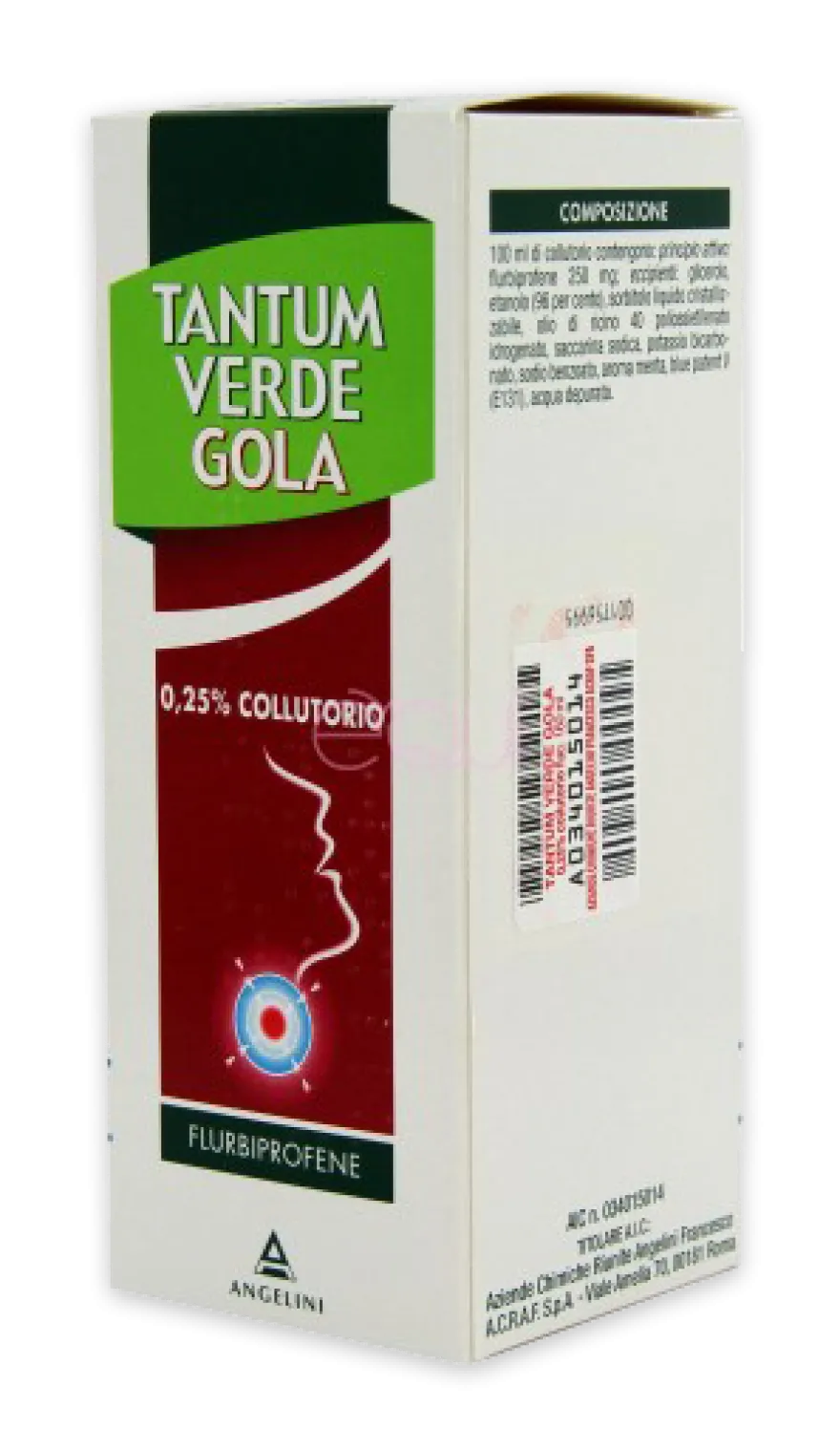 Tantum Verde Gola 0,25% Collutorio 160ml