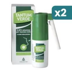Tantum Verde Nebulizzatore 0,30% Soluzione Per Mucosa 2 confezioni da Orale 15ml