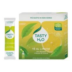 Tasty H2o T&egrave; Al Limone 2,5g 12 Stick Vitamine E Magnesio
